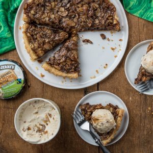 Vegan Caramel Almond Brittle Tart - West End Magazine