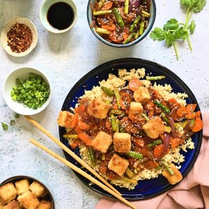 Winter veggie stirfry